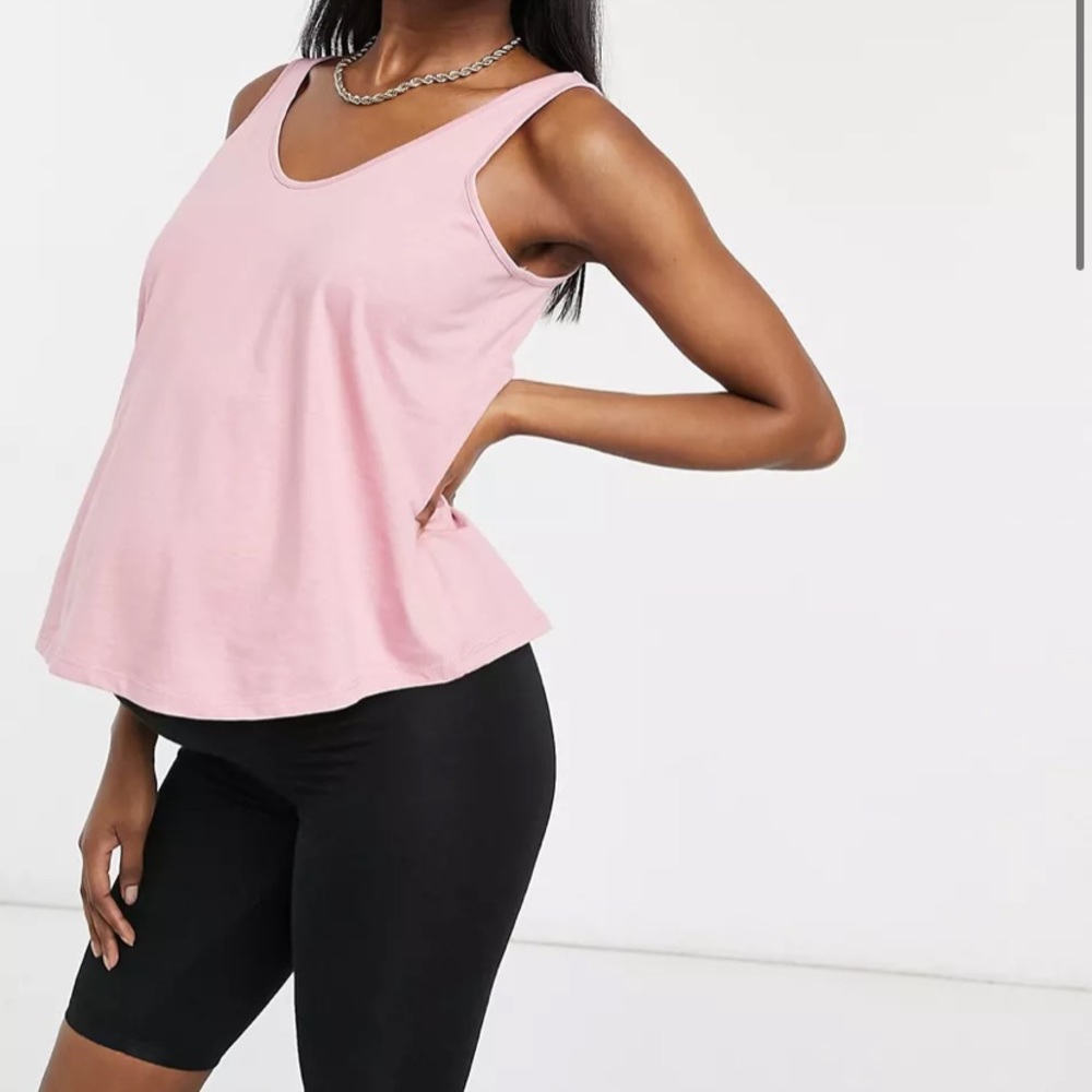 ASOS Maternity organic cotton scoop neck tank top